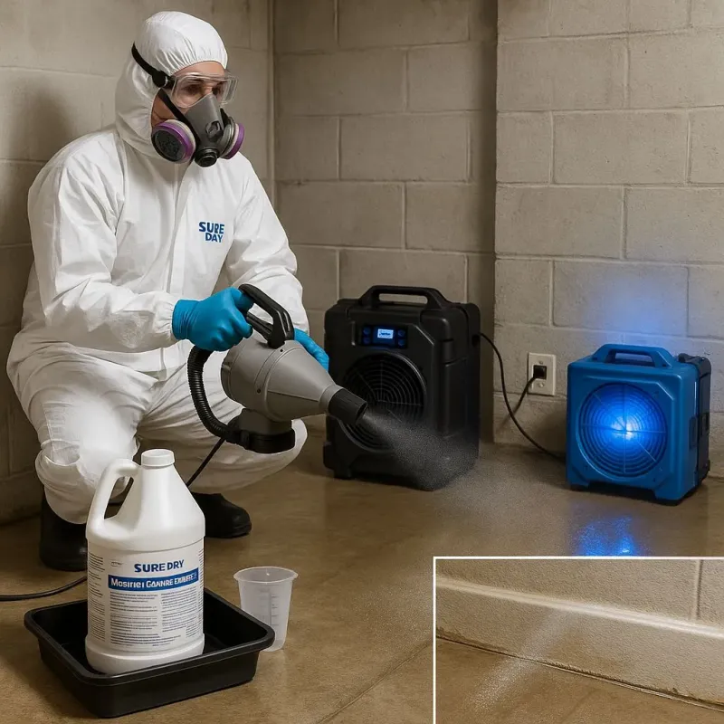 Sanitization and Odor Removal process in Hertford, NC