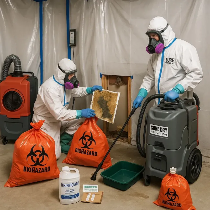 Contaminated Water Handling Protocols process in Hertford, NC